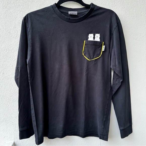 Teddy Fresh Other - Teddy Fresh Men's 100% Cotton Black Just Two Teds Long Sleeve T Shirt Size Small